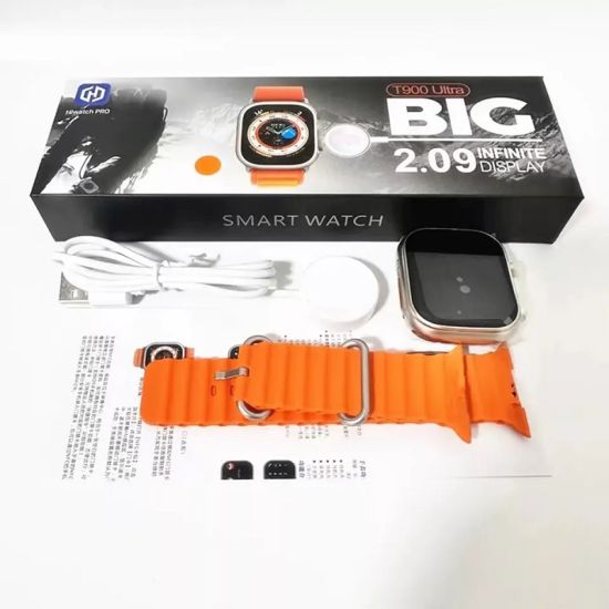 T900 Ultra Smart Watch - 2.09 Infinite Display - 49MM Dial Size - Built-in Games - Bluetooth Calling(random color).T900 Ultra Smart Watch - 2.09 Infinite Display - 49MM Dial Size - Built-in Games - Bluetooth Calling(random color).