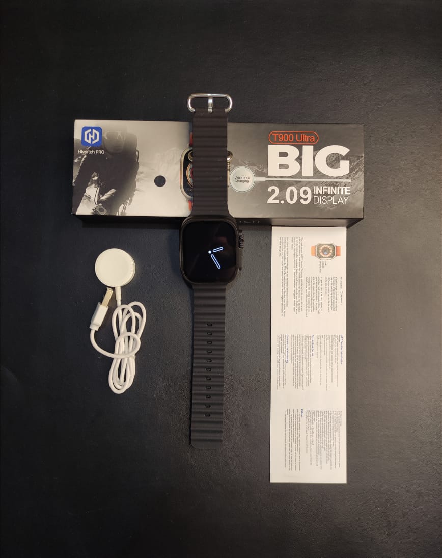 T900 Ultra Smart Watch - 2.09 Infinite Display - 49MM Dial Size - Built-in Games - Bluetooth Calling(random color).T900 Ultra Smart Watch - 2.09 Infinite Display - 49MM Dial Size - Built-in Games - Bluetooth Calling(random color).