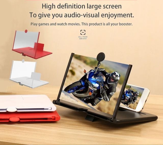 3D Mobile Phone Screen Magnifier (Random Color)